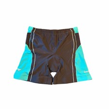 Zoot Performance Tri Shorts Black Turquoise Padded Cycling Shorts Women's XL