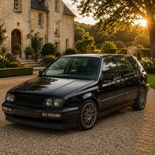1995 Volkswagen Golf VR6 Highline  German Hot Hatch Poster Wall Art