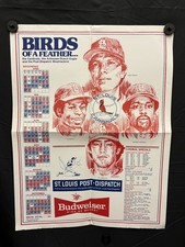 Birds of A Feather St. Louis Cardinals Baseball Poster and 1979 Photo