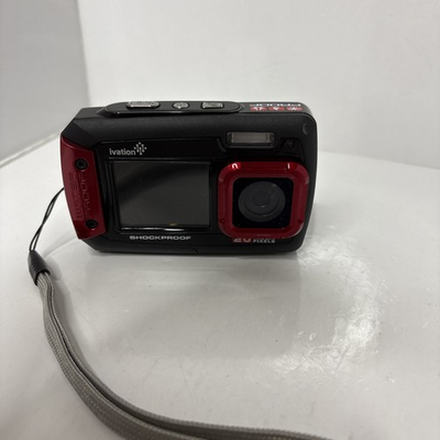 #ad Ivation Shockproof 20MP Megapixel RED Underwater Waterproof Camera $14.99