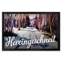 Schneepfad Hereingeschneit FußMatte XXL In 50X75 Cm