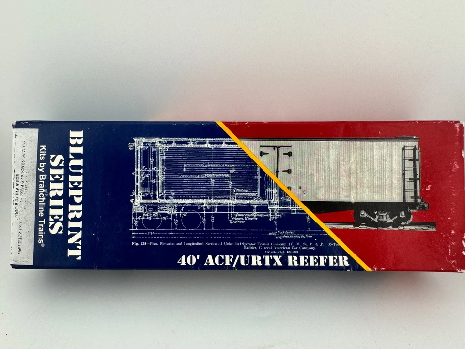 Branchline 1322 HO Scale Old Heidelberg 40' ACF/URTZ Reefer Road #90158 - Image 3 of 4