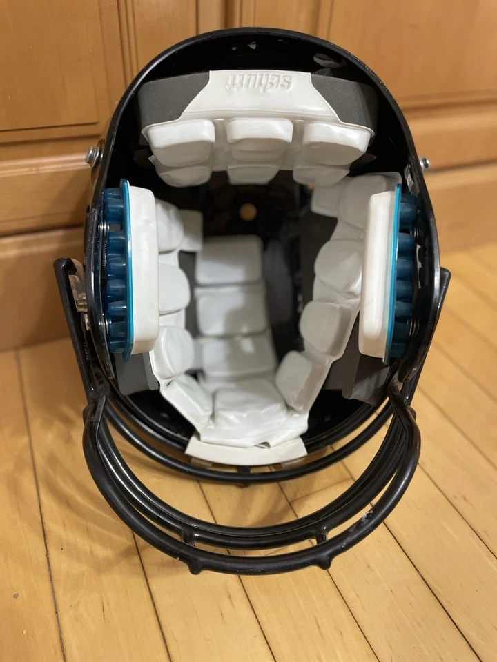 Iowa Hawkeyes Vintage Retro Full Size Replica Football Helmet- NCAA. Schutt. - Image 3 of 4