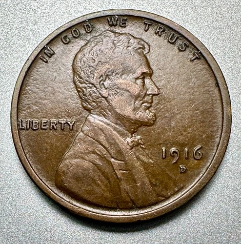 New Listing1916-D  LINCOLN CENT   XF+  #1880