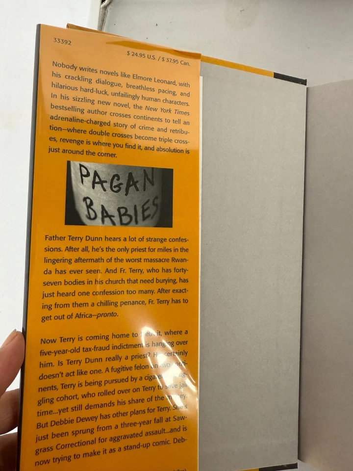 ELMORE LEONARD PAGAN BABIES /1ST SIGNED Foto 3 de 4