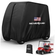Golf Cart Cover 4 Passenger - 420D Fit for 2 2/4 Passenger Cart black