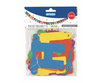 Buchstabenkette Herzlichen GlüCkwunsch Girlande Dekoration Party Kette 2,5M