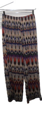 WOMAN'S SUNNY LEIGH PANTS FUNKY PRINT SZ LGE MADE IN USA