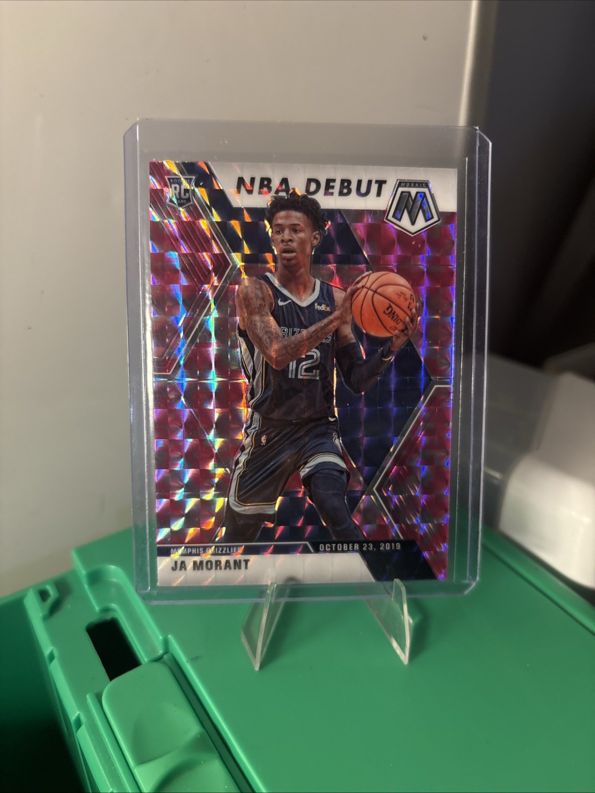 2019-20 Panini Mosaic - NBA Debut Ja Morant #274 Pink Camo Prizm (RC)