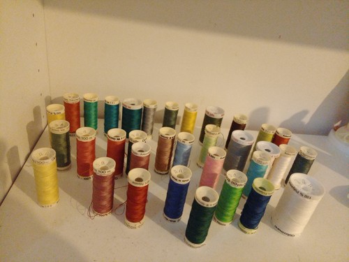 Gutermann Thread 35 In Total All New Condition Unused Variety Of ...