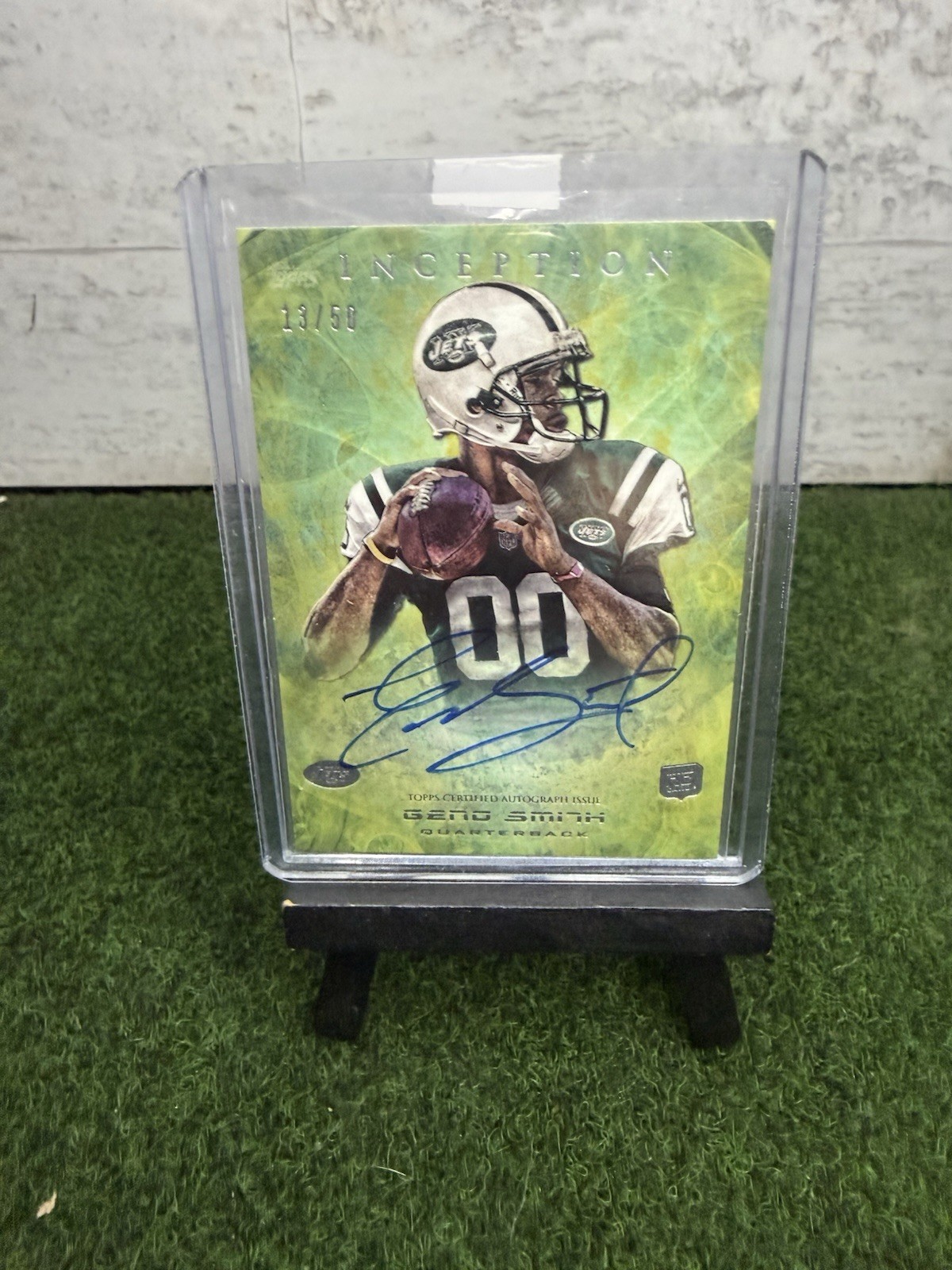 Geno Smith Topps Inception #110 Autograph