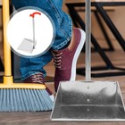 2 Count Garden Standing Pan Outdoor Indoor Dustpan with Long Handle