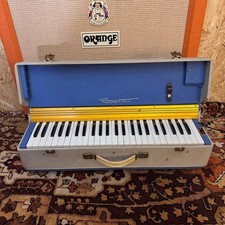 Vintage 1960s Vintage Rosetti Otello Electric Reed Organ Keyboard Portable Case