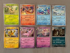 Pokemon Prismatic Evolutions Costco Mini Tin Cosmo Promos (8) Umbreon Sylveon