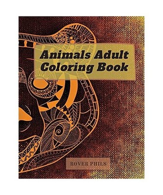 Animals Adult Coloring Book, Rover Phils