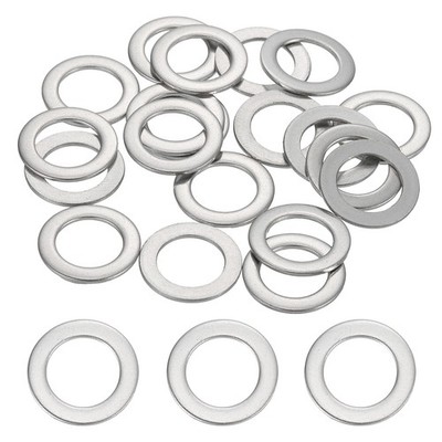 20Pcs M10 Stainless Steel Flat Washers 10mm ID 16mm OD 1mm Thick
