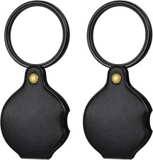 20x Pocket Magnifier, 2pcs Mini Folding Magnifying Glass for Reading and Inspect