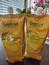 BREMOD Keratin Silky Straight Rebonding Set - For Professional Use Only