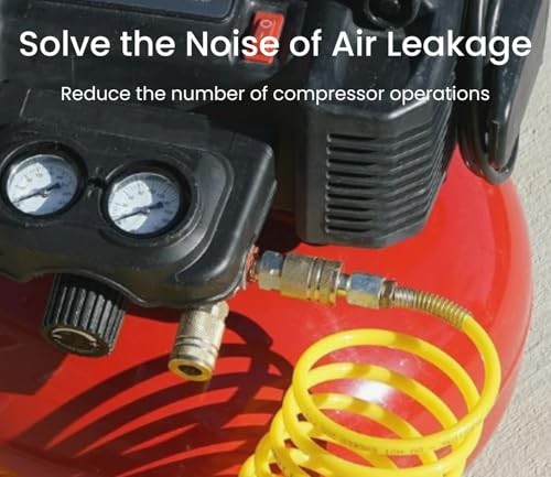 Coupler and Plug Kit (), Industrial Type D, 1/4 Inch NPT, Solid Brass 14 Piece