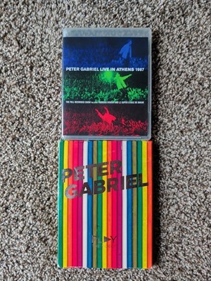 PETER GABRIEL - Live In Athens 1987 and PLAY DVD 2 Disc Set + Separate Play DVD 