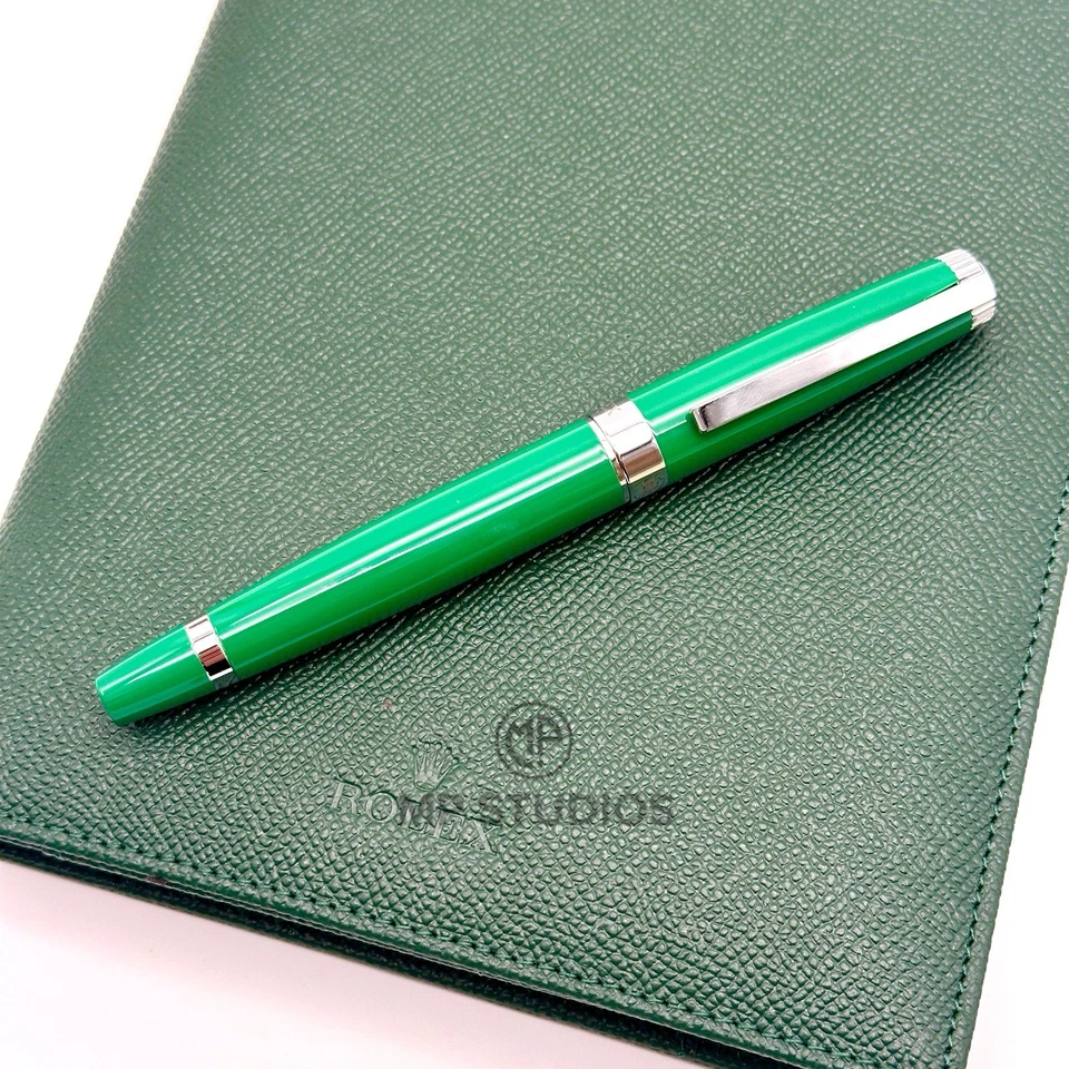 Rolex Esmeralda Ejecutivo Verde Rollerball Bolígrafo AD VIP Regalo Foto 3 de 4