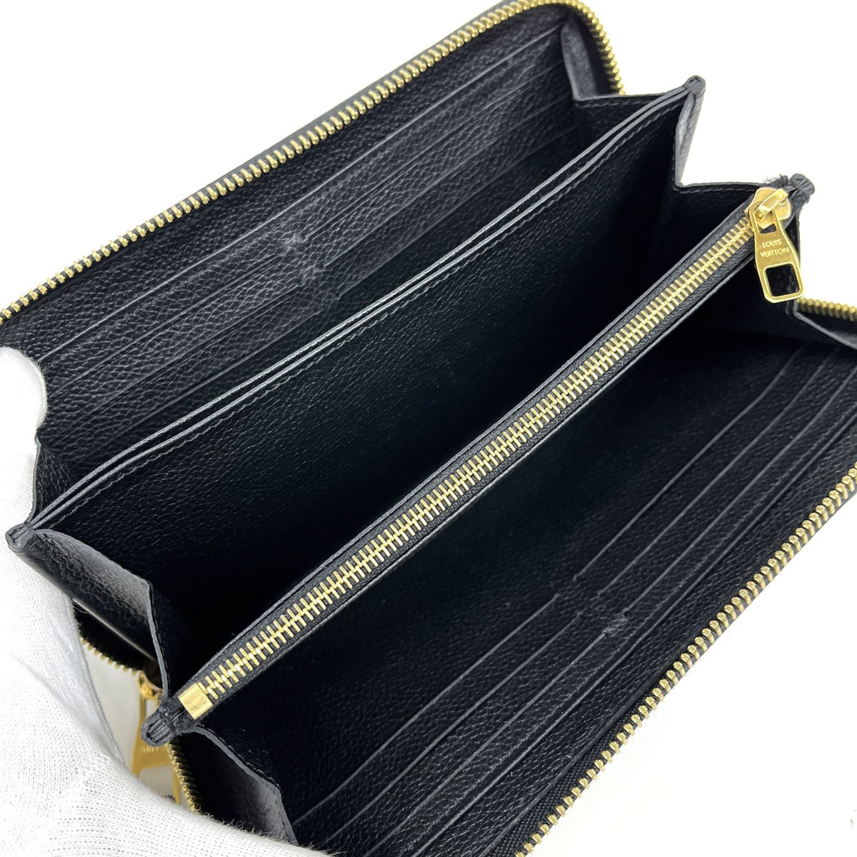 Louis Vuitton Zippy Wallet M61864 Monogram Empreinte Black used thumbnail 5