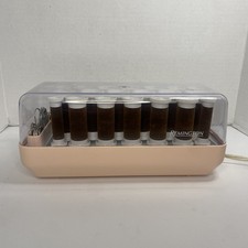 Remington KF-20-1 Velvet Flocked Hot Rollers Hair Curlers Clips Tested Works