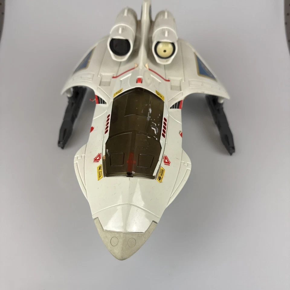 Barco de colección Captain Power Jet XT-7 1986 Mattel blanco - NO PROBADO Foto 4 de 4