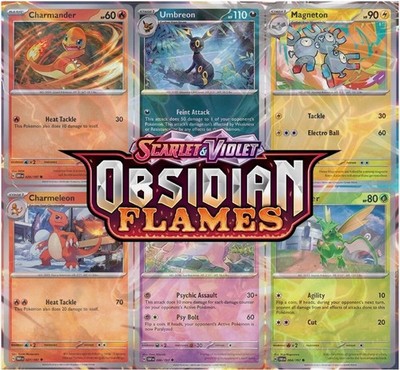 Obsidian Flames Pokemon Singles - Holo / Reverse Holo - Choose your card!