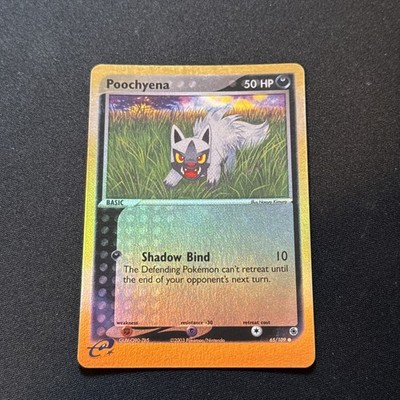 Pokemon Poochyena 65/109 Ruby and Sapphire Reverse Holo