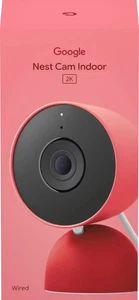 Google Nest Cam Indoor 2K Network Camera Wired 3rd Gen In Berry GA09974-US NIB