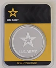 (NEW) U.S. ARMY LOGO 1 OUNCE SILVER ROUND IN TEP