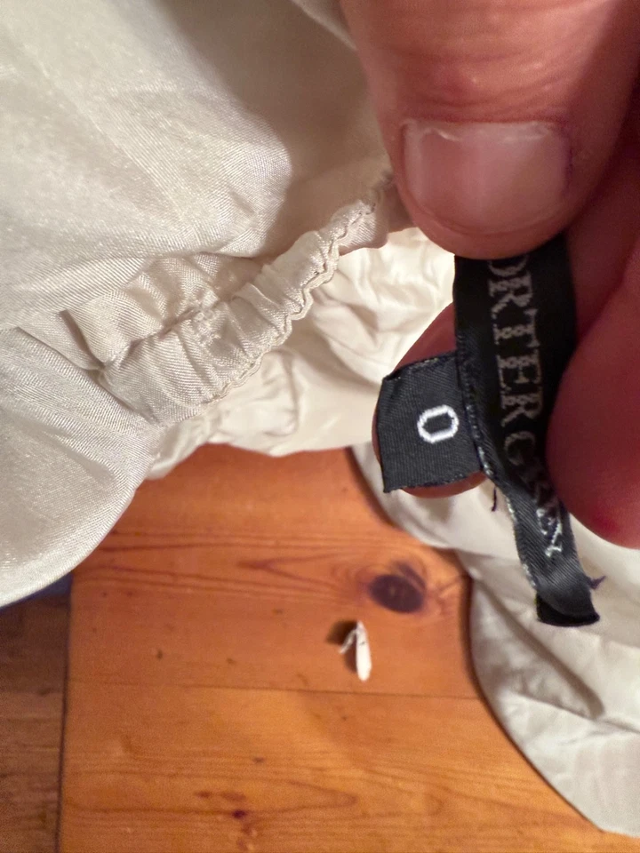 VESTIDO PORTER GRIS MARFIL CLARO TALLA 0 G2 Foto 2 de 3