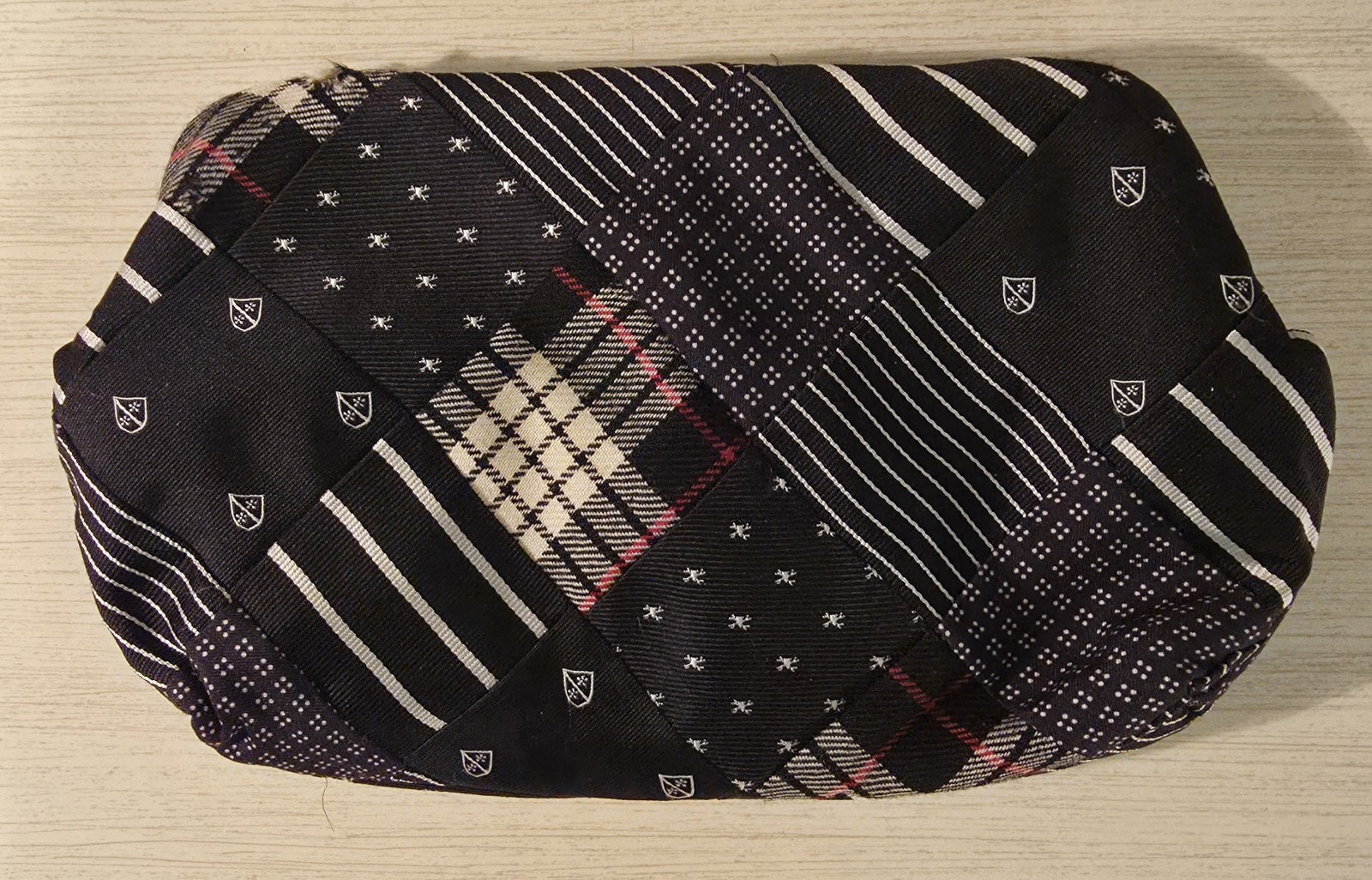 JCREW PATCHWORK BLACK MULTICOLOR CLUTCH - image 1