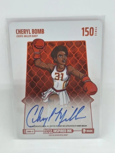 2026 Bo Jackson Battle Arena- CHERYL BOMB (Miller) Inspired Ink Brawl AUTO