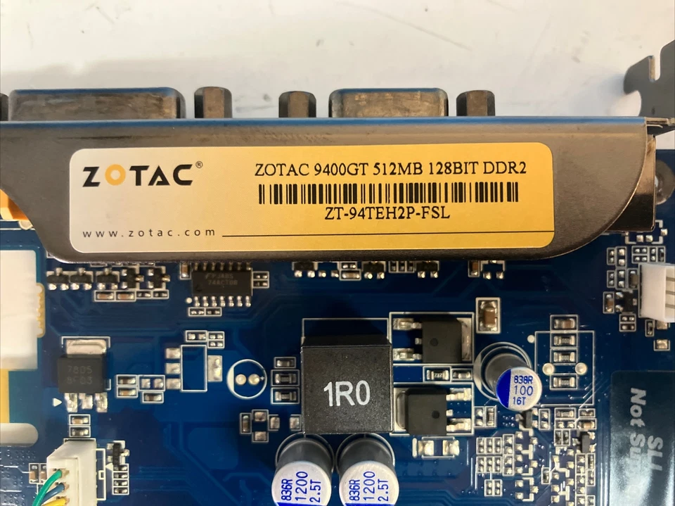Retro Zotac GeForce 9400GT 512MB 128bit DDR2 DVI VGA Video Card 188-09N46-00BZT~ - Image 4 of 4
