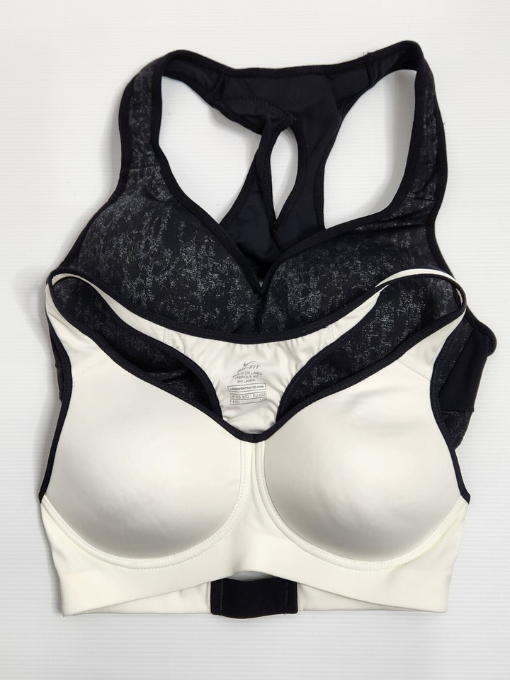 NIKE and COTTON ON BODY Sports Bra's Size 8 C