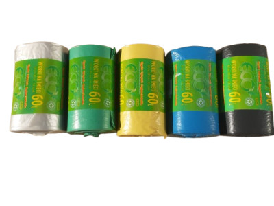 Müllsäcke 60L reißfest extra stark 35 my Müllbeutel Abfallbeutel 5 Farben