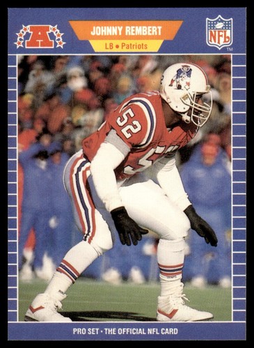 1989 Pro Set Johnny Rembert Rookie New England Patriots #256 | eBay
