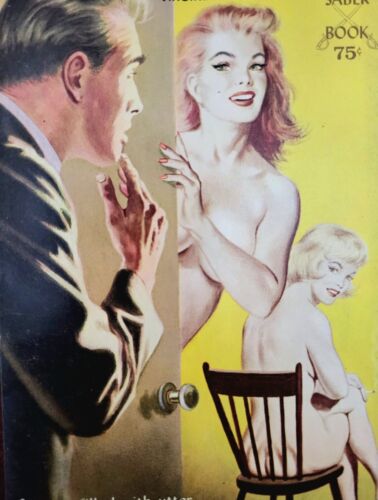 Vintage 1965 LONG WAY HOME Sleaze Paperback Saber Book FIRST EDITION GGA - Picture 2 of 7