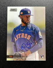 2021 Topps Stadium Club Cristian Javier Rookie Auto SCBA-CJ