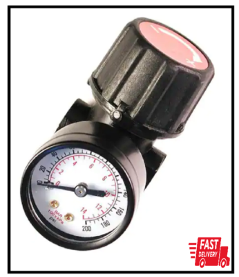 #ad Primefit Air Compressor Regulator 1 4in NPT 160 PSI Gauge Pressure Control Tool $14.94