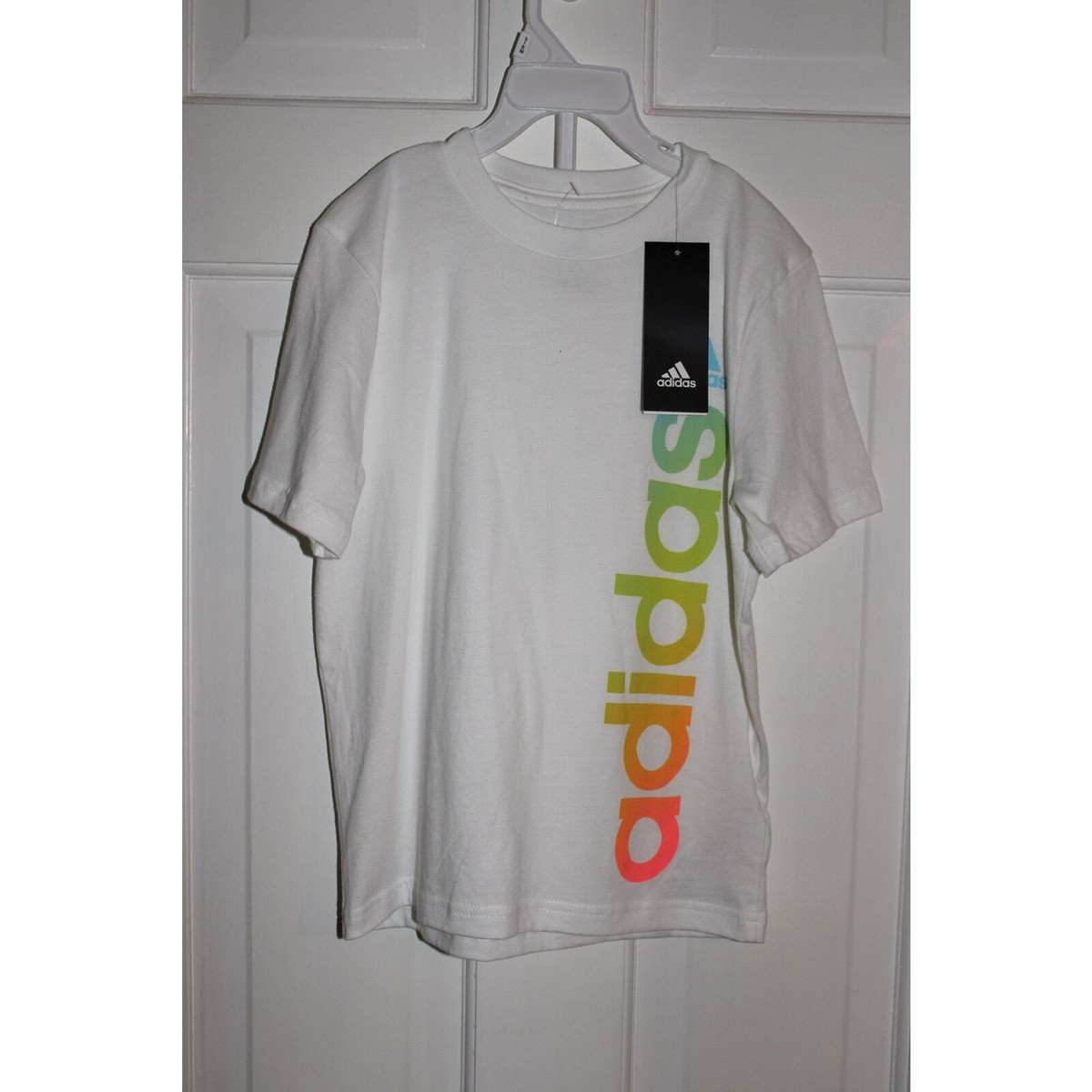 Adidas Boys Tee white size