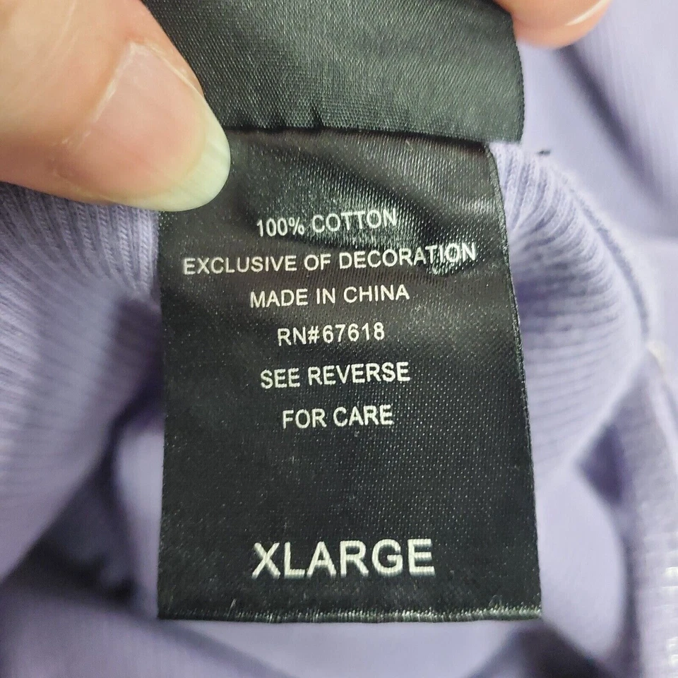 Camiseta sin mangas acanalada Baby Phat para mujer Y2K talla XL púrpura prenda deportiva de ocio Foto 4 de 4