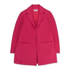 NWT VALENTINO PINK CORAL WOOL LONG BLAZER SIZE 42 440