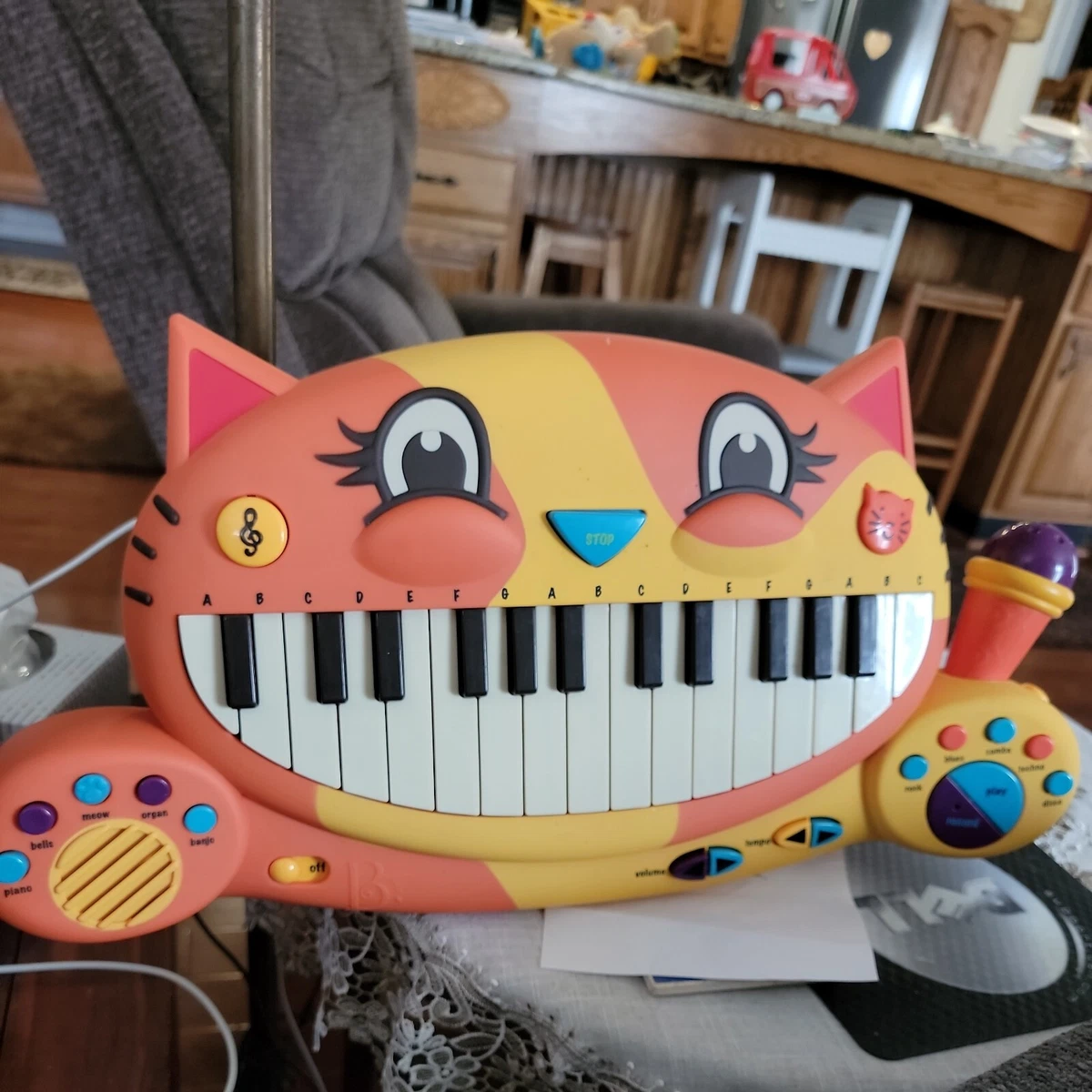 Baby Plastic Toy Piano - Intelligent Cartoon Musical Electronic Organ