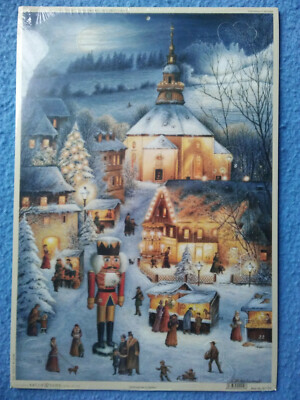 ADVENT CALENDAR Christmas Weihnachten in Seiffen Bruck & Sohn Hildebrandt