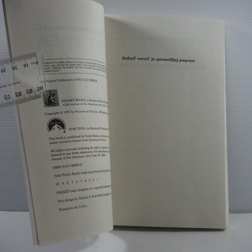 Star Trek Klingon for the Galactic Traveler By Marc Okrand 1997 PB Guide book - Picture 4 of 16