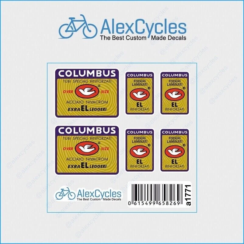 Columbus Bicycle Decals & Stickers for sale - eBay