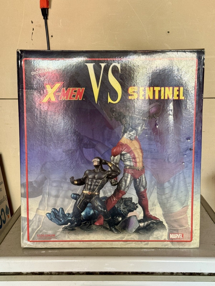 Sideshow X-MEN VS SENTINEL Diorama Cyclops Colossus Very Rare